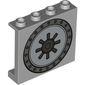 Panel 1 x 4 x 3 [Side Supports / Hollow Studs] with Safe Door print