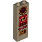 Brick 1 x 2 x 5 with Hollow Studs with Speaker, Buttons, Control Panel print