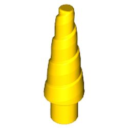 LEGO part 34078 CONICAL HORN Ø 3.2 SHAFT in Bright Yellow/ Yellow