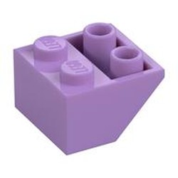 LEGO part  ROOF TILE 2X2/45 INV. in Medium Lavender