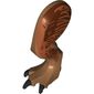 Animal Body Part, Dinosaur, Tyrannosaurus Rex Leg, Left, with Pin, Dark Orange and Reddish Brown Markings Print