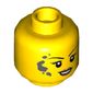 Minifig Head Nanna, Peach Lips, Clean / Dirt Stains