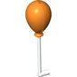 Balloon with White String [Plastic]