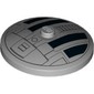 Dish 4 x 4 Inverted [Radar] with TIE-Fighter Technic Print