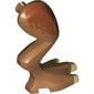 Animal Body Part, Dinosaur, Stygimoloch Leg, Right, with Pin, Tan Claws and Dark Orange Spots print