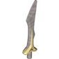 Weapon Sword with Bar Marbled Flat Silver Pattern