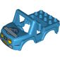 Duplo Off Road Vehicle Top - Grill, Headlights, Number Plate, 'Jurassic World' Logo print