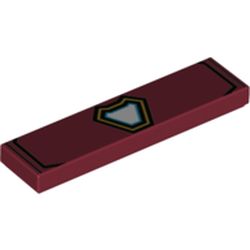 Tile 1 x 4 with Iron Man Arc Reactor print