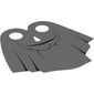 Neckwear Cape, Pleated with Hood Print [Traditional Starched Fabric]