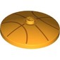 Dish 4 x 4 Inverted [Radar] with Basketball Lines Print