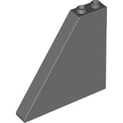 LEGO part 10030249 ROOF TILE 1X6X5 in Dark Stone Grey / Dark Bluish Gray