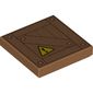 Tile 2 x 2 with Crate Warning Sign Print