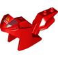 Fairing, Motorcycle, Racing (Sport) Bike with Fire Logo, Headlights, and Dark Red Panels Print