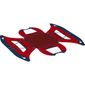 Tent Small with Red and Dark Blue Print