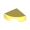 Bright Light Yellow Tile Round 1 x 1 Quarter