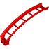 26560 RAIL 2X16X6, BOW, W/ 3.2 SHAFT in Bright Red/ Red