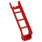 Vehicle Track, Roller Coaster Steep Ramp, 6 Bricks Elevation
