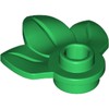 Green Plant, Plate 1 x 1 Round with 3 Leaves