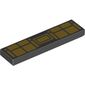 Tile 1 x 4 with Batman Utility Belt print