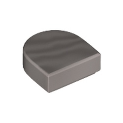 Tile Round 1 x 1 Half Circle