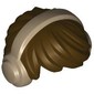 Hair Short Tousled with Headphones Dark Tan Print