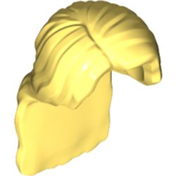 LEGO part 10086337 MINI WIG, NO. 215 in Cool Yellow/ Bright Light Yellow