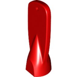 LEGO part 3343 PADDLE, NO. 1 in Bright Red/ Red