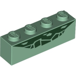 Brick 1 x 4 with Raptor Scale print