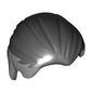 Hair Combed Back with Light Bluish Gray Temples and Back Print