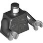 Torso, Light Bluish Gray Lines, Creases, Folds Print, Black Arms, Light Bluish Gray Hands