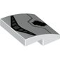 Slope Curved 2 x 2 x 2/3 with Stormtrooper Breathing Mask print