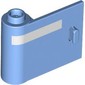 Door 1 x 3 x 2 Left - Open Between Top and Bottom Hinge with White Line print