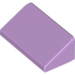 LEGO part 85984 ROOF TILE 1 X 2 X 2/3, ABS in Lavender