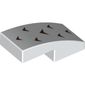 Slope Curved 2 x 1 No Studs [1/2 Bow] with 7 Arrows print