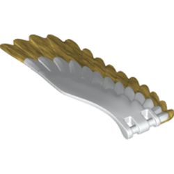 Animal Body Part, Bird, Eagle Wing - Left with Metallic Gold Feathers Print