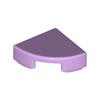 Lavender Tile Round 1 x 1 Quarter