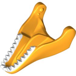 Animal Body Part, Dinosaur, Tyrannosaurus Rex Lower Jaw with White Teeth Print