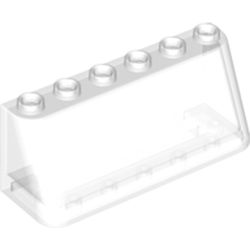 LEGO part 10035336 WINDSCREEN 2X6X2 in Transparent/ Trans-Clear