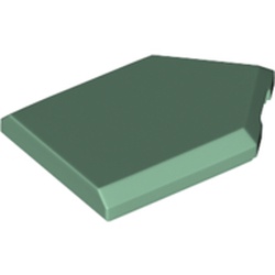 LEGO part  FLAT TILE 2X3 W/ ANGLE in Sand Green