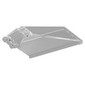 Windscreen 8 x 4 x 2 with Handle and 2 Studs [Hollow Studs] [Plain]