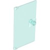 Trans-Light Blue Door 1 x 4 x 6 Smooth with Chamfered Handle Plinth
