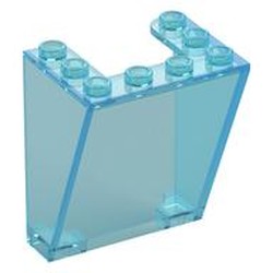 LEGO part  INVERTED WINDSCREEN 3X4X4 in Transparent Light Blue/ Trans-Light Blue
