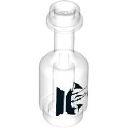 Equipment Bottle with Black Ship on Pedestal Print