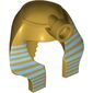 Headdress Mummy with Thin Blue Stripes Print