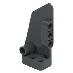 LEGO part  RIGHT PANEL 3X7 in Dark Stone Grey / Dark Bluish Gray
