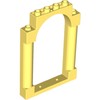 Bright Light Yellow Panel 1 x 6 x 7 with 2 Columns and Arch