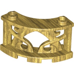 Fence Decorative 3 x 3 x 2 Quarter Round with 2 Studs