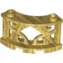 41823 FENCE 3X3X2 in Warm Gold/ Pearl Gold