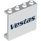 Panel 1 x 4 x 3 [Side Supports / Hollow Studs] with 'Vestas' Print