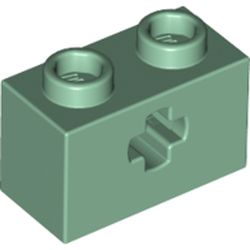 Technic Brick 1 x 2 with Axle Hole Type 1 [+ Opening] and Bottom Pin